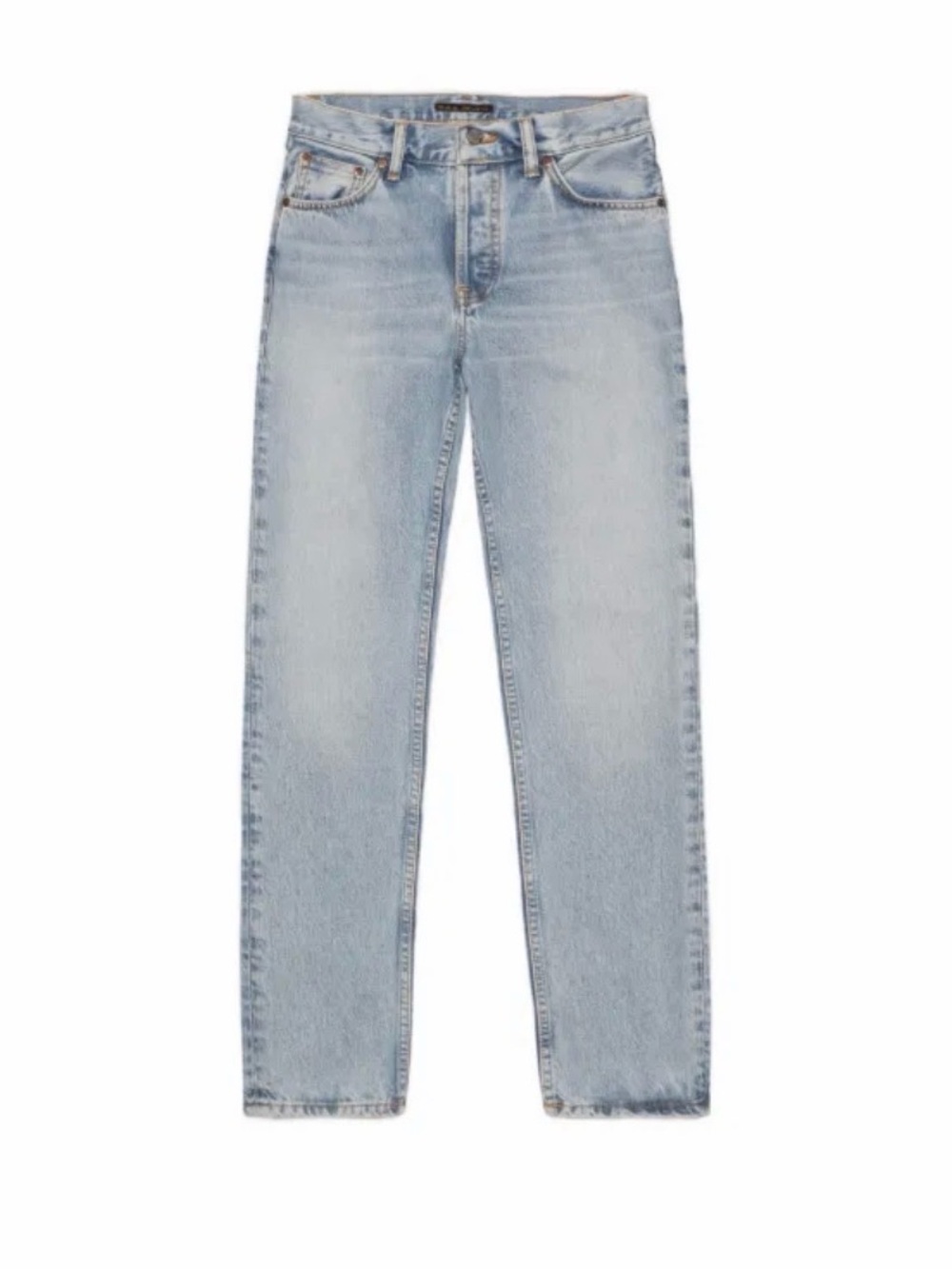 Nudie Jeans Light Blue Straight Leg Jeans